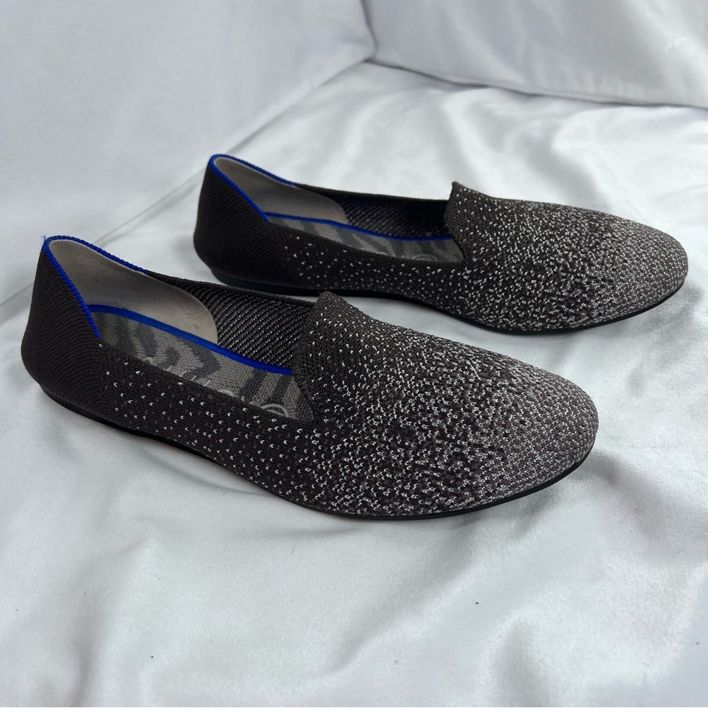 Rothy's Black and White Loafers - Picture 6 of 10